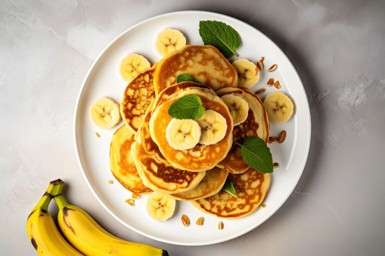 Simple and Yummy Almond Flour Banana Pancakes